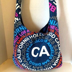 California hobo style crossbody purse